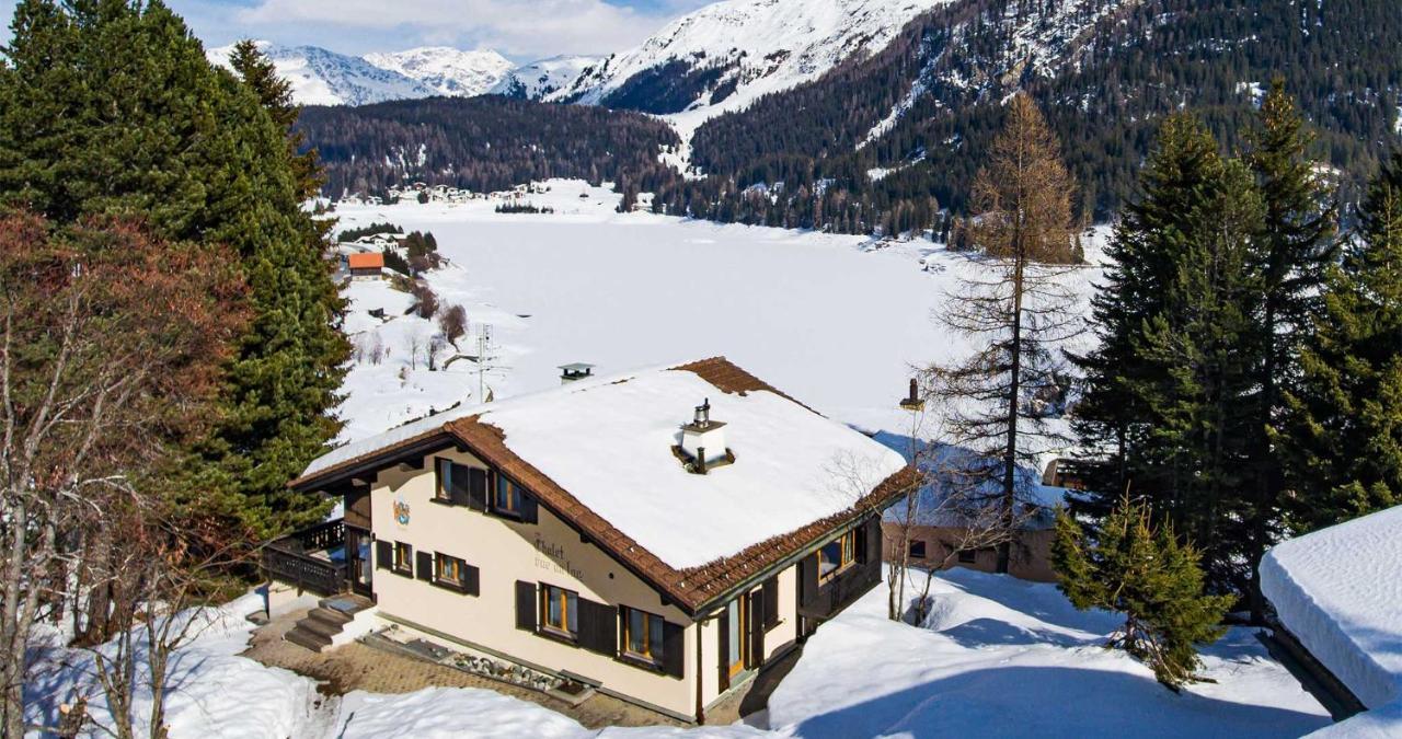 Seeblick Davos Exterior foto